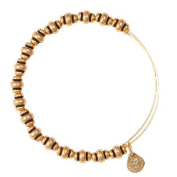 Alex and Ani Jewelry - Alex and Ani antique  gold finish bracelet